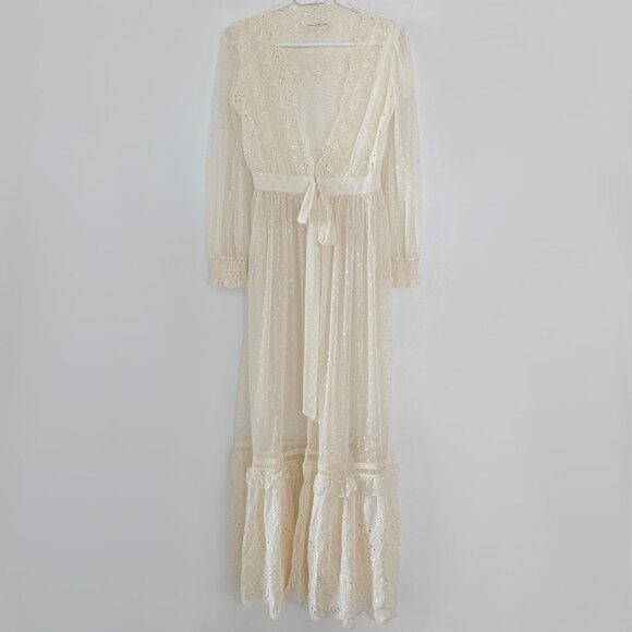SPELL Darling Duster Eggnog Size Small b93E - Picture 2 of 13